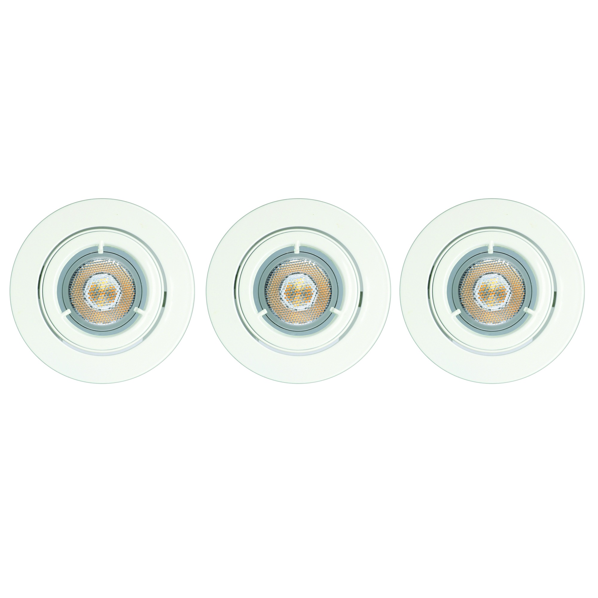 Gamma Inbouwspots Led Rond Richtbaar 3X55Watt Wit gamma kopen in de aanbieding