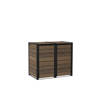 Keter Hide Away containerberging Walnut 2 x 240 liter kopen? | Tuinkasten & opbergboxen | GAMMA
