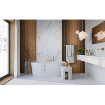 Modee SPC wandpaneel wit 120 x 60 cm 4 mm 4 stuks kopen? | Plafondplaten & panelen | GAMMA
