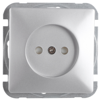 GAMMA Everest Enkel Stopcontact Aluminium kopen? | Stopcontacten | GAMMA