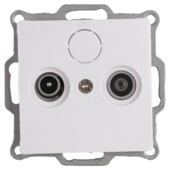 GAMMA Ventoux Stopcontact Coax Wit