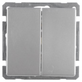 GAMMA Everest Serieschakelaar Aluminium