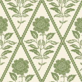 Vliesbehang Joules Juliette Floral Crème/Groen 128911