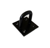 Waelbers slotoog op plaat 55 x 55 mm zwart
