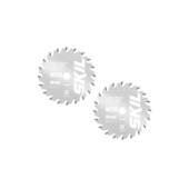 SKIL zaagbladenset 89mm 2 stuks voor Multi-Twin 3640CA voor hout en laminaat