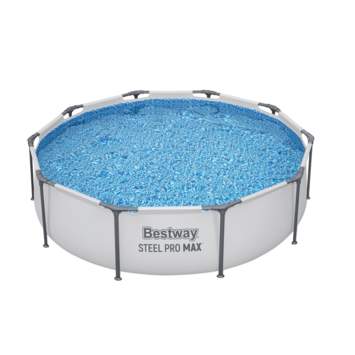 Bestway zwembad rond Pro Steel Max rond licht grijs 305 x 76 cm met pomp kopen? | Zwembaden | GAMMA