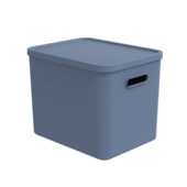 Rotho opbergbox Albula blauw 27L