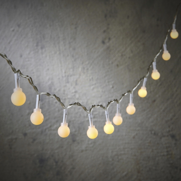 Lucalight LED lichtsnoer kersen klassiek wit licht 3,67 cm