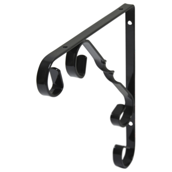 Duraline plankdrager ornament zwart 20x20 cm kopen? | Plankdragers & steunen | GAMMA