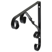 Duraline plankdrager ornament zwart 20x20 cm