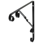 Duraline plankdrager ornament zwart 25x25 cm