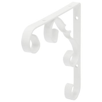 Duraline plankdrager ornament wit 15x15 cm kopen? | Plankdragers & steunen | GAMMA