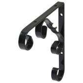 Duraline plankdrager ornament zwart 15x15 cm