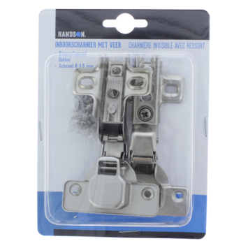 HANDSON Inboorscharnier met veer Type C (volledig terugliggend) 35 mm - 2 stuks kopen? | Scharnieren | GAMMA