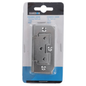 HANDSON Louvredeurscharnier 75x35 mm vernikkeld - 2 stuks