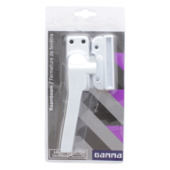 GAMMA raamsluiting met drukknop links wit