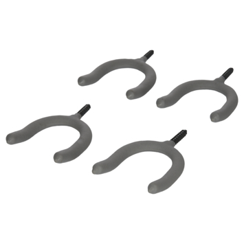 Haakset grijs 4 stuks kopen? | Duimen, haken & ogen | GAMMA