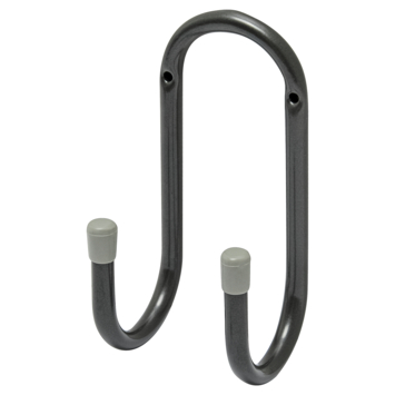 Duraline ophanghaak J-vormig dubbel grijs 16x7,5 cm kopen? | Duimen, haken & ogen | GAMMA