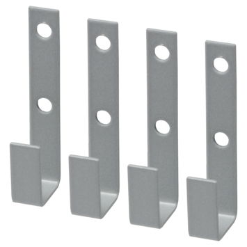 Duraline Storage hobbyhaak mat zilver 4 stuks kopen? | Duimen, haken & ogen | GAMMA