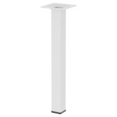 Duraline meubelpoot vierkant wit 2,5x2,5x25 cm