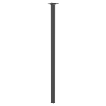 Duraline tafelpoot vierkant zwart 2,5x2,5x75 cm kopen? | Tafelpoten & meubelpoten | GAMMA
