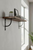 Duraline plankdrager mini swing zwart 14x14 cm