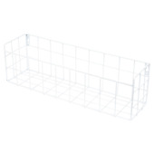 Duraline wandrek wit staal 40x10x12cm