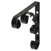 Plankdrager ornament zwart 10x10CM
