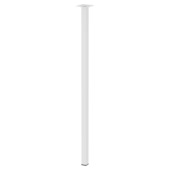 Duraline tafelpoot vierkant wit 2,5x2,5x75 cm