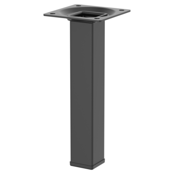 Duraline meubelpoot vierkant zwart 2,5x2,5x15 cm kopen? | Tafelpoten & meubelpoten | GAMMA