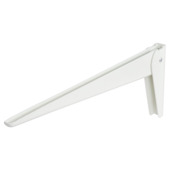 Duraline plankdrager opvouwbaar wit metaal 40 x 40 cm