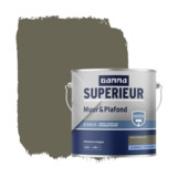 GAMMA Superieur muurverf milk chocolate zijdemat 2,5 liter