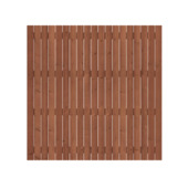 Tuinscherm enkelzijdig Lucca bruin geïmpregneerd bruin grenenhout 180 x 180 cm