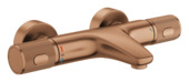 GROHE badthermostaatkraan Precision Feel Warm Sunset geborsteld 15 cm
