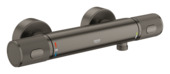 GROHE douchethermostaatkraan Precision Feel Hard Graphite geborsteld 15 cm