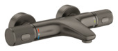 GROHE badthermostaatkraan Precision Feel Hard Graphite geborsteld 15 cm