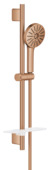 GROHE glijstangset Vitalio Joy+ 120 Warm Sunset geborsteld 60 cm 3 straalsoorten