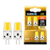 Handson LED G4 2W 200 lumen dimbaar 2 st.