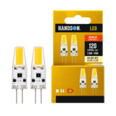 Handson LED G4 1,5W 120 lumen dimbaar 2 st.