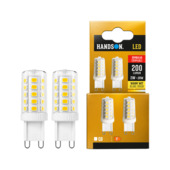 Handson ledlamp G9 2 W 200 lumen 2700 K dimbaar 2 stuks