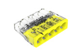Wago 2273 steekklem 5-voudig 0,5-2,5 mm² geel (10 stuks)