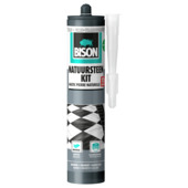 Bison natuursteenkit transparant grijs 310 ml