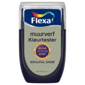 Flexa Creations Soulful Sage muurverf kleurtester mat 30 ml Kleur van het Jaar 2027