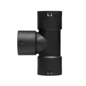 Martens T-stuk PVC grijs t.b.v. drainagebuis 80x80x80 mm