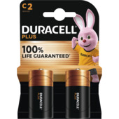 Duracell Batterij C Alkaline Plus 2 stuks