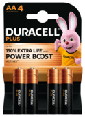 Duracell Batterij AA Alkaline Plus Power Boost 4 stuks