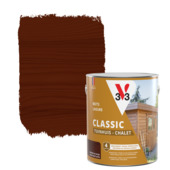 V33 Tuinhuis beits zijdeglans donkere eik 2,5 liter