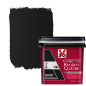 V33 Renovatieverf Protection Keuken kwartszwart metallic 750 ml