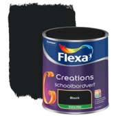 Flexa Creations schoolbordverf extra mat true black 1 liter