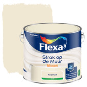Flexa Strak op de Muur muurverf mat roomwit 2,5 liter